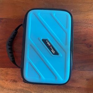 Nintendo DS with case and 3 games